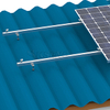 Sistema de montaje de techo de metal solar de aluminio con solución de perno de suspensión OEM