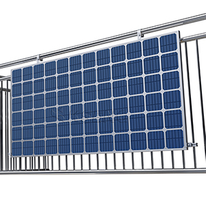 Soporte de balcón solar de aluminio ajustable para almacén de la UE