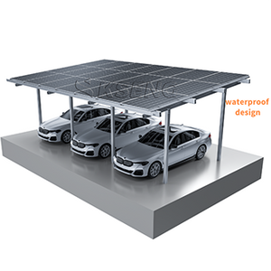 Sistema de cochera solar de aluminio de alta resistencia resistente al agua