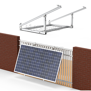 Soporte solar para balcón, soporte solar de aluminio ajustable, Stock europeo