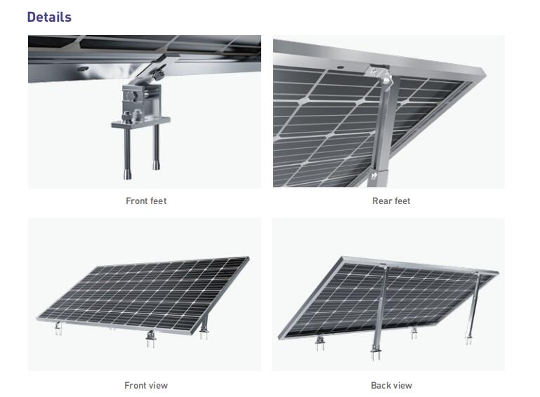 soporte solar ajustable