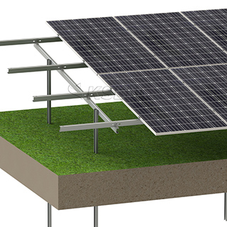 Estructura de soportes de montaje en tierra del panel solar fotovoltaico de acero del fabricante