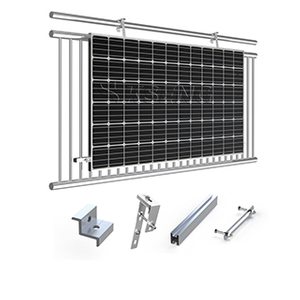 Soporte de montaje solar para balcón de aluminio, fácil instalación, Stock europeo