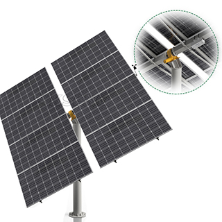 Sistema solar comercial de seguimiento solar de un solo poste KST-SPT