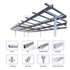 Sistema de cochera solar de aluminio de alta resistencia resistente al agua