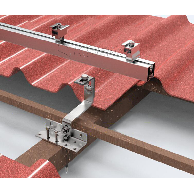 sistema de montaje solar para techo de tejas