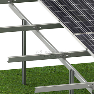 Estructura de soportes de montaje en tierra del panel solar fotovoltaico de acero del fabricante